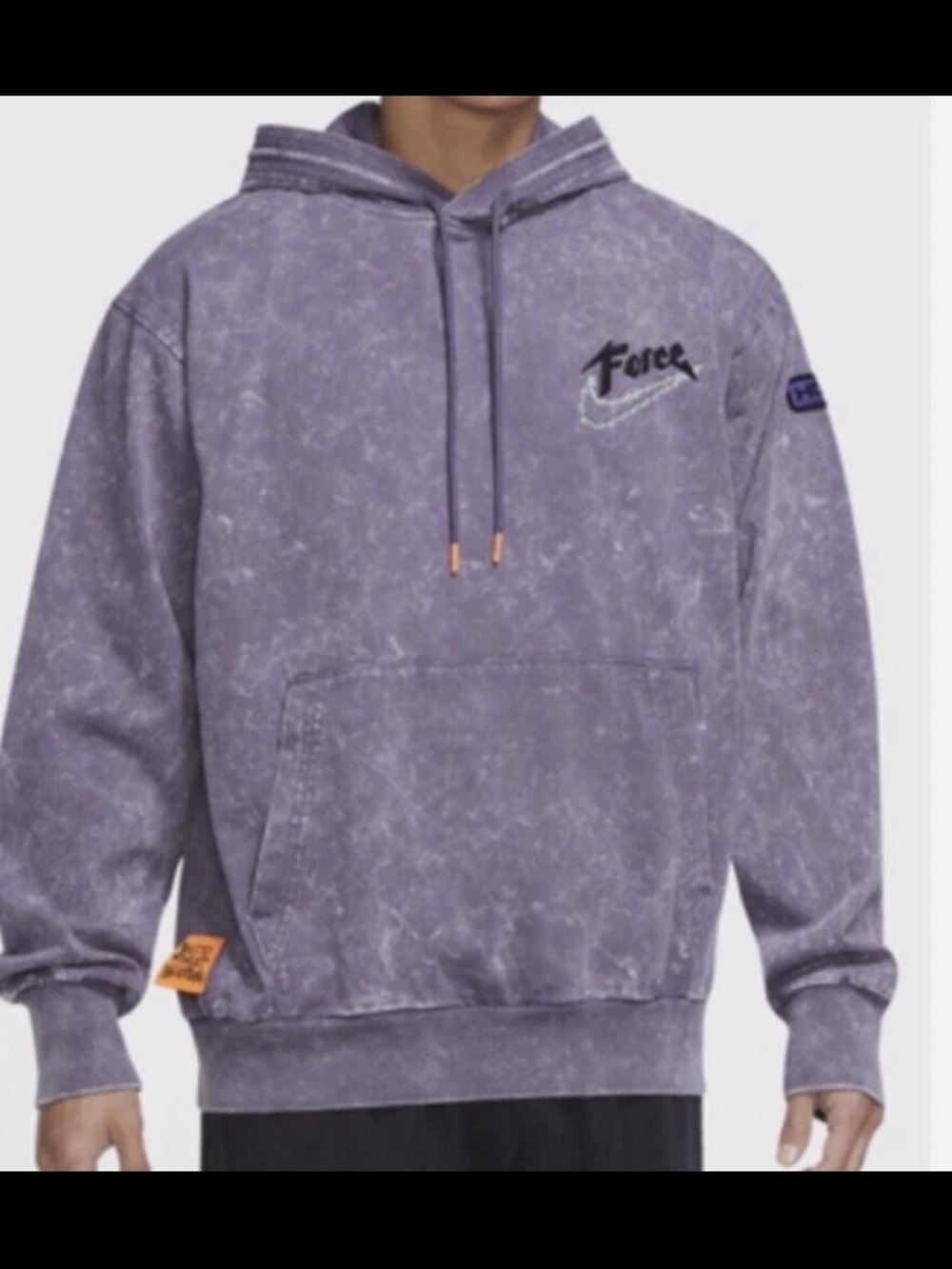 NIKE Dri-fit Standard Issue Men's Basketball Hoodie In Purple MENS LARGE